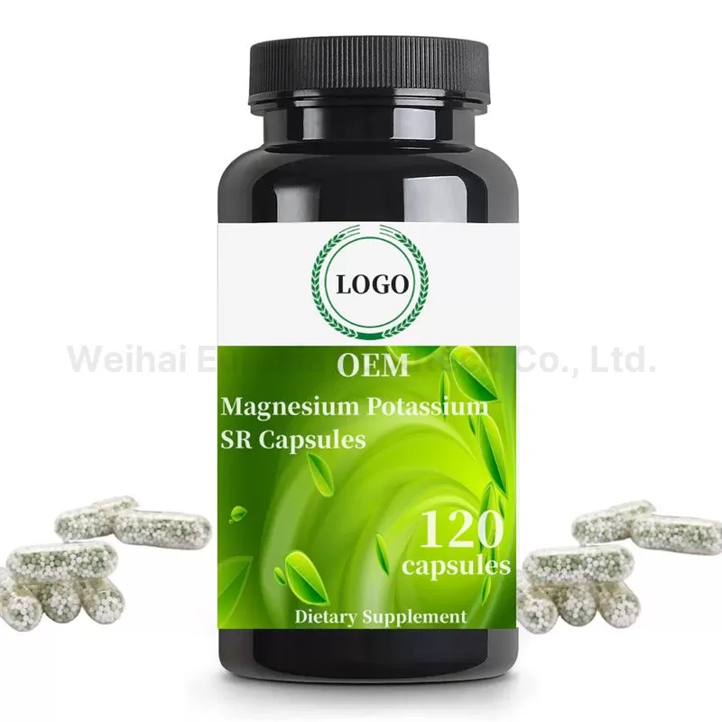 Potassium Magnesium SR Capsules Supplement Easily Absorbed Citrate & Muscle Bone Heart Health Support