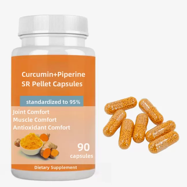 95% Curcumin Plus Piperine SR Pellet Capsules